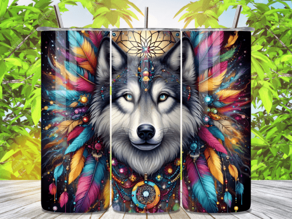 Boho Dreamcatcher Father Tumbler Wrap: A Design Asset for Meaningful Merch