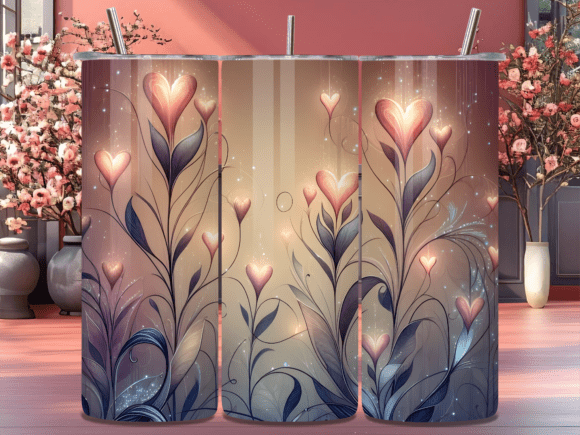 Elegant Glowing Floral Tumbler Wrap: A Design Deep Dive
