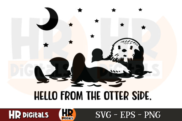 Hello from the Otter Side: A Punny Design for Every Crafter