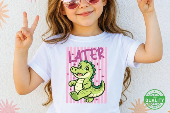 Later Crocodile Summer PNG: A Playful Creative Asset