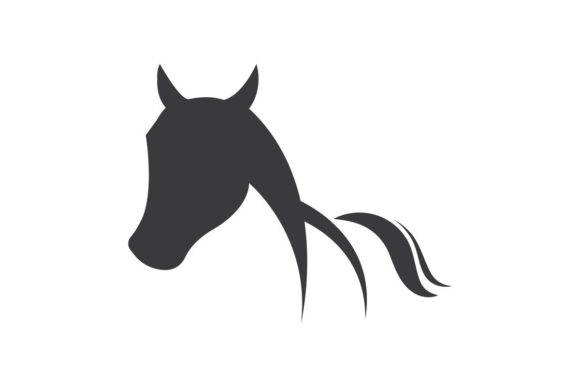 The Bold Symbolism of a Black Horse Logo Vector